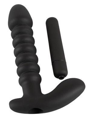 Анальный вибратор Black Velvets Vibrating Vibrator Medium купить в sex shop Sexy