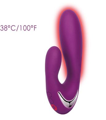 Перезаряжаемый вибратор с подогревом Vesper Svakom Purple купить в sex shop Sexy