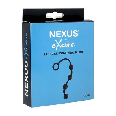 Анальные шарики Nexus Excite Large Anal Beads, силикон, макс. диаметр 3 см купить в sex shop Sexy