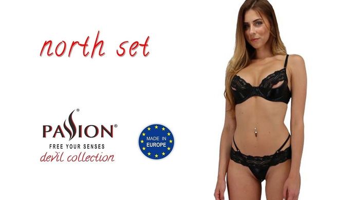 NORTH SET black L/XL - Passion Exclusive купить в sex shop Sexy