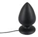 Велика анальна пробка Black Velvets Vibrating Plug Analplug купити в секс шоп Sexy
