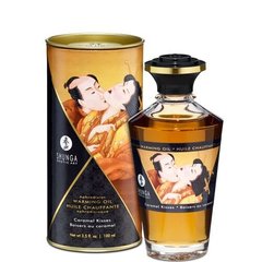 Разогревающее масло Shunga APHRODISIAC WARMING OIL - Caramel Kisses (100 мл) купити в sex shop Sexy