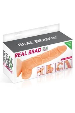 Фаллоимитатор с подвижной крайней плотью Real Body Real Brad купить в sex shop Sexy