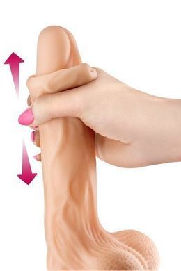 Фаллоимитатор с подвижной крайней плотью Real Body Real Brad купить в sex shop Sexy