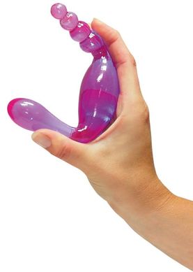 Анально-вагінальний фалоімітатор Galaxia Lavender купити в sex shop Sexy