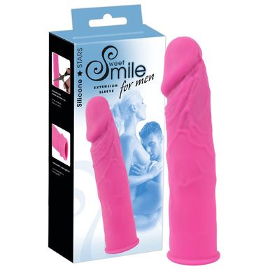 Збільшує насадка Sweet Smile Extension Sleeve купити в sex shop Sexy