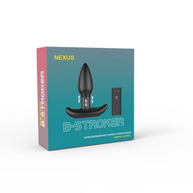 Анальная вибропробка Nexus B-stroker с массирующими бусинами на ножке с пультом Д/У купить в sex shop Sexy