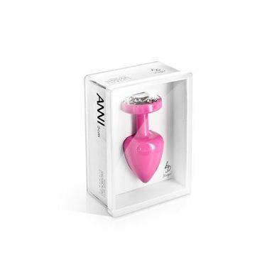 Анальна пробка з кристалом Diogol ANNI Round Pink 2,5 см купити в sex shop Sexy