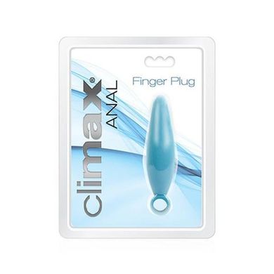 Анальная пробка Climax Anal Finger Plug Blue купить в sex shop Sexy