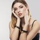 Шкіряні браслети-наручники Bijoux Indiscrets Maze Black купити в секс шоп Sexy