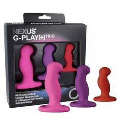 Набор массажеров простаты Nexus G-Play Trio Plus купити в sex shop Sexy