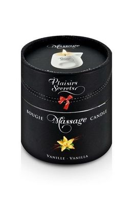 Массажная свеча-масло Plaisirs Secrets Vanilla 80 мл купить в sex shop Sexy