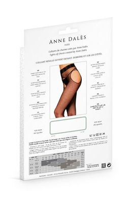 Чулки с поясом Anne De Ales MORGANE T1 Black купити в sex shop Sexy