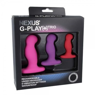 Набор массажеров простаты Nexus G-Play Trio Plus купити в sex shop Sexy