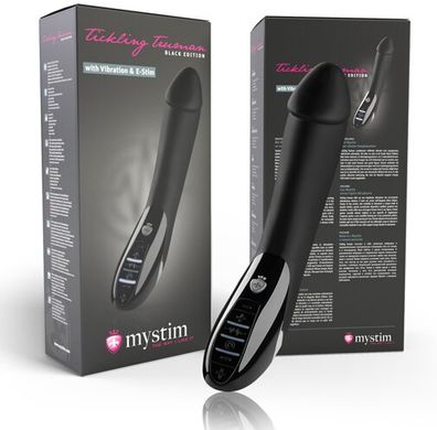 Вибратор с электростимуляцией Mystim Tickling Truman eStim Black купить в sex shop Sexy