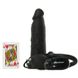 Збільшення вібро-страпон Fetish Fantasy Extreme 8 Inflatable Vibrating Hollow Silicone Strap-On Black купити в секс шоп Sexy