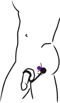 Анальный шарик с эрекционным кольцом Silicone Anal Ball купить в sex shop Sexy