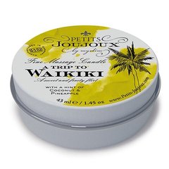 Массажная свечa Petits Joujoux - Waikiki Beach - Coconut and Pineapple (43 мл) купить в sex shop Sexy
