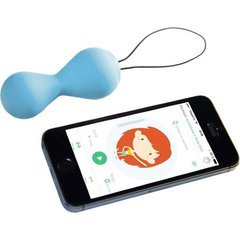 Вагинальные шарики с управлением смартфоном Gballs 2 App Blue купить в sex shop Sexy