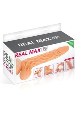 Фаллоимитатор с подвижной крайней плотью Real Body Real Max купить в sex shop Sexy