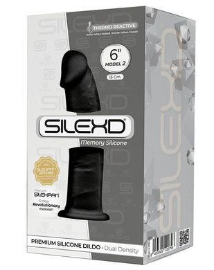 Фаллоимитатор реалистик Silexd Robby Black Model 2 купити в sex shop Sexy