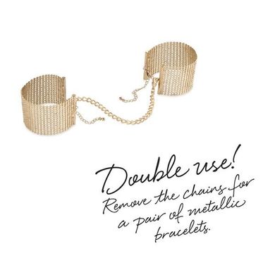 Украшение-наручники Bijoux Indiscrets Desir Metallique Handcuffs - Gold купить в sex shop Sexy