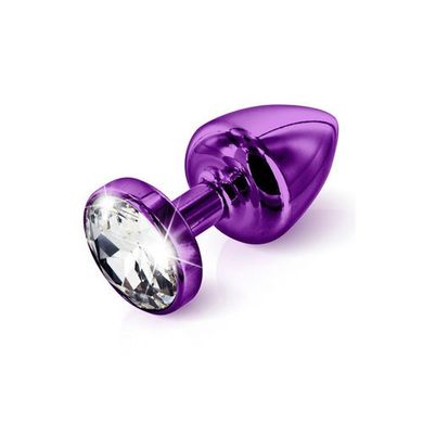 Анальна пробка з кристалом Diogol ANNI Round Purple 2,5 см купити в sex shop Sexy