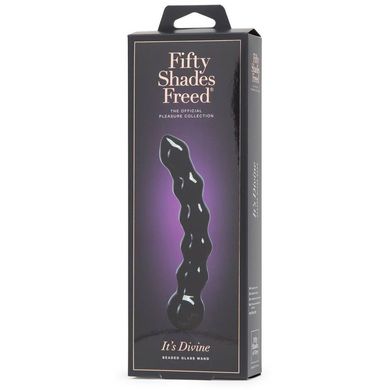 Стеклянный стимулятор Fifty Shades Freed It's Divine Beaded Glass Wand купить в sex shop Sexy