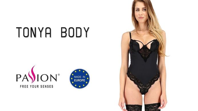 TONYA BODY black L/XL - Pasison Exclusive купити в sex shop Sexy