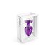 Анальная пробка с кристаллом Diogol ANNI Round Purple 2,5 см купить в секс шоп Sexy