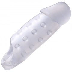 Увеличивающая насадка Tom of Finland Clear Smooth Cock Enhancer купить в sex shop Sexy