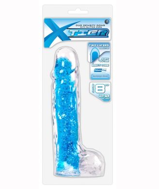 Реалистичный фаллоимитатор X-TIER 8inch Blue купить в sex shop Sexy