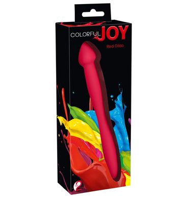 Двухсторонний фаллоимитатор Colorful Joy Red Dildo купить в sex shop Sexy