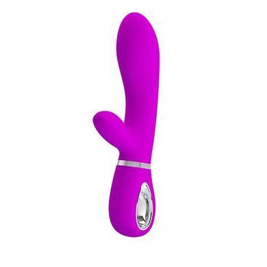 Вибратор с мягкой головкой и клиторальной стимуляцией Pretty Love Thomas купить в sex shop Sexy