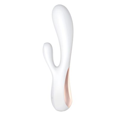 Вагинально-клиторальный вибратор управляемый с телефона Satisfyer Mono Flex White купить в sex shop Sexy