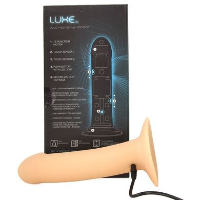 Вібратор з сенсорним датчиком Luxe Touch-Sensitive Vibrator in Vanilla купити в sex shop Sexy