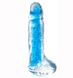 Реалистичный фаллоимитатор X-TIER 8inch Blue купить в секс шоп Sexy