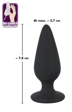 Анальная пробка Black Velvets Heavy Butt Plug купить в sex shop Sexy