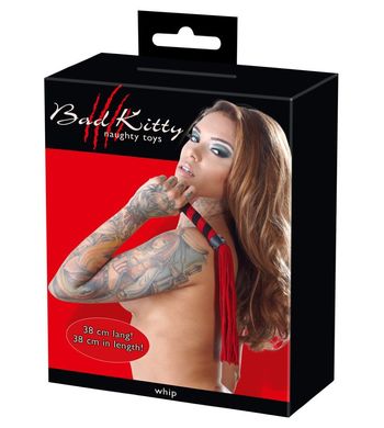 Кожаная плеть Bad Kitty Peitsche Red купить в sex shop Sexy