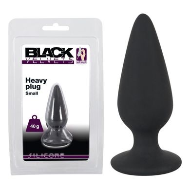 Анальна пробка Black Velvets Heavy Butt Plug купити в sex shop Sexy