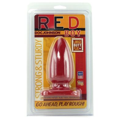 Большая анальная бробка Red Boy Large 5 Inch купить в sex shop Sexy
