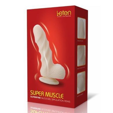 Реалістичний фалоімітатор Leten Super Muscle Medium купити в sex shop Sexy