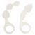 Набор анальных стимуляторов Bottoms Up Butt Silicone Anal Toy Set Ice купить в sex shop Sexy