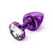 Анальна пробка з кристалом Diogol ANNI Round Purple 3,5 см купити в секс шоп Sexy