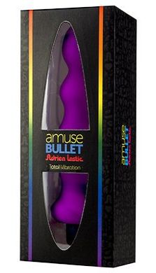 Анальная вибро-пробка Bullet Amuse Purple купить в sex shop Sexy