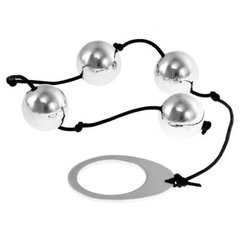 Анальные шарики Kinx Heavy Metal Anal Beads Silver купить в sex shop Sexy