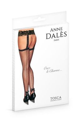 Чулки с поясом Anne De Ales TOSCA T1 Black купити в sex shop Sexy
