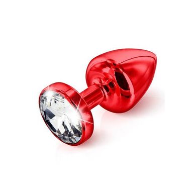 Анальная пробка с кристаллом Diogol ANNI Round Red 2,5 см купить в sex shop Sexy