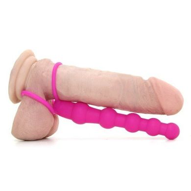 Насадка для двойного проникновения Love Rider Beaded Dual Penetrator Pink купить в sex shop Sexy