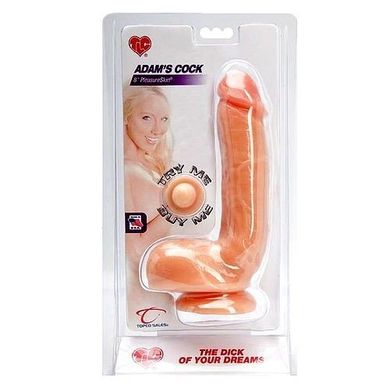 Фалоімітатор TLC Adam's PleasureSkin Cock Light купити в sex shop Sexy